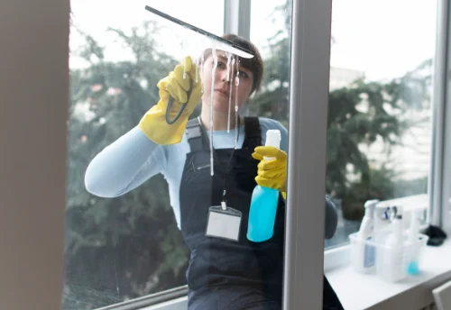 Nettoyage de vitres intérieures et extérieures à Curnier